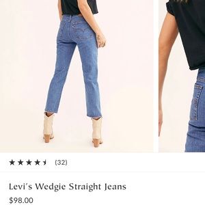 Levi Wedgie Jeans High Rise